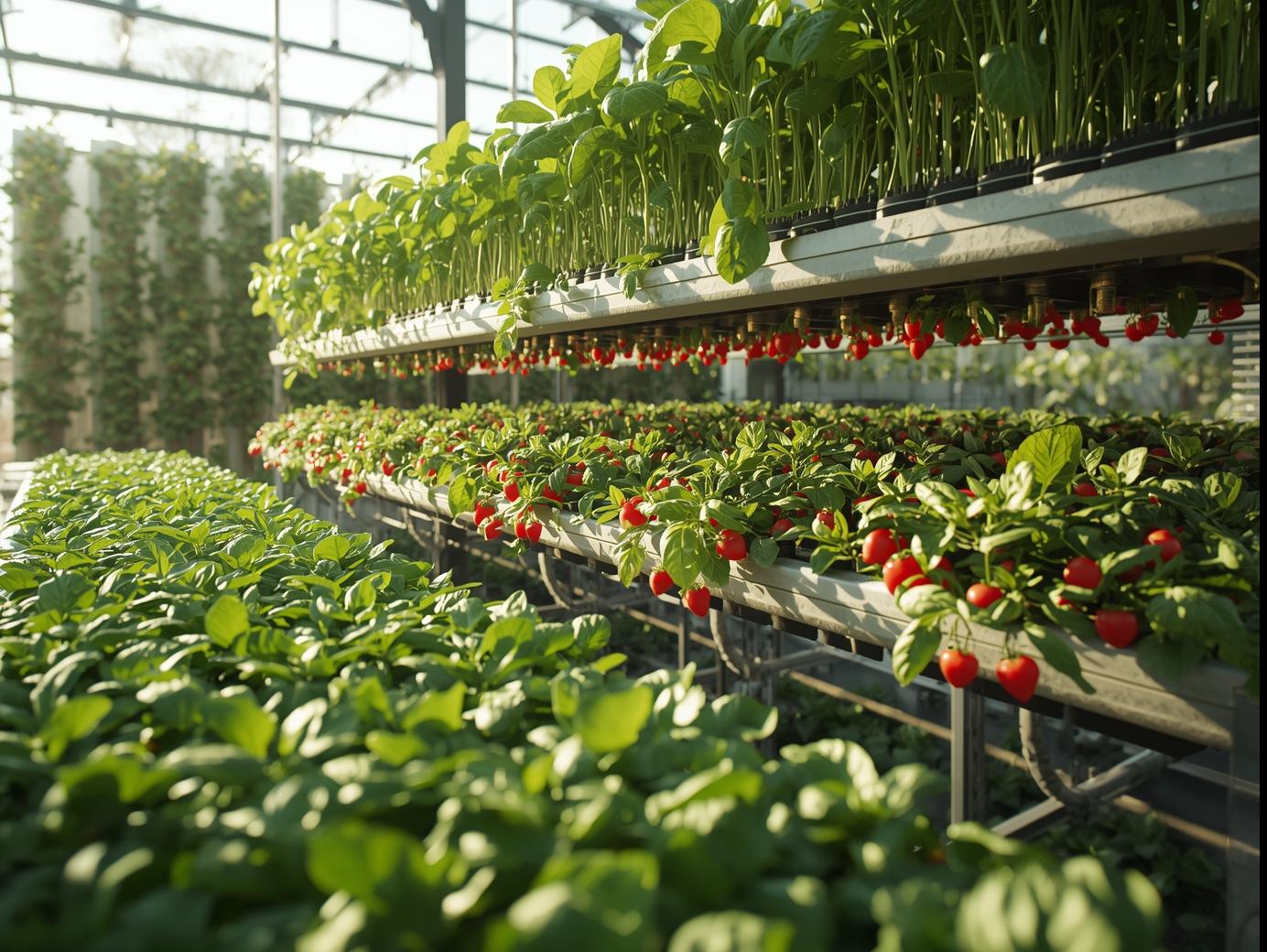 High-yield crops from water-efficient hydroponics in Telangana