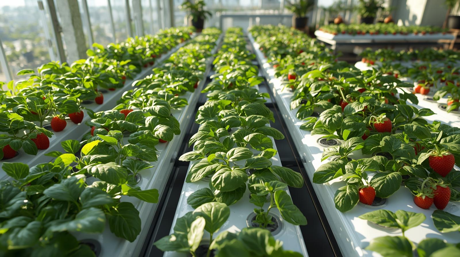 Water-efficient farming using hydroponics in urban Hyderabad