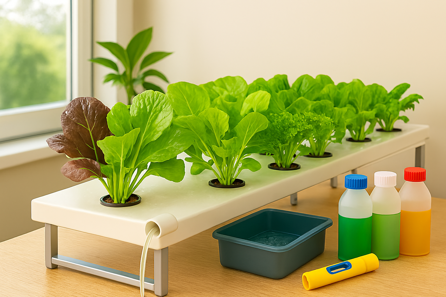 Growing vegetables at home without soil