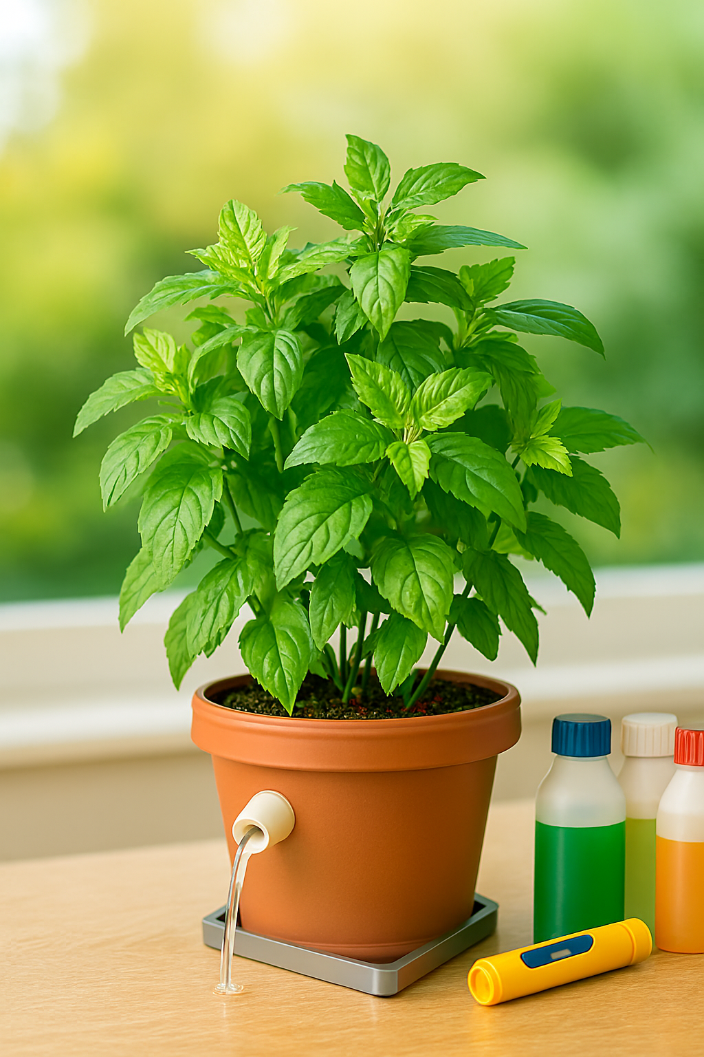 Hydroponic Basil Tulsi Farming India